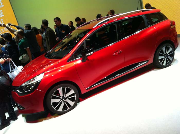 Renault Clio Estate: <br /> <br />

This wagon by the French car maker showcases the brand's new design identity. The Estate is powered by the same range of engines as the hatchback and is slightly longer, promising greater luggage space. It will be going on sale in 2013.