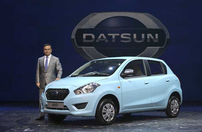 Carlos Ghosn conducts global debut for revived Datsun brand in India: Another brand ready for debut is the recently-revived Datsun brand of entry-level products from Nissan. The company boss Carlos Ghosn chose India for the global unveil of the first product - the Datsun Go.