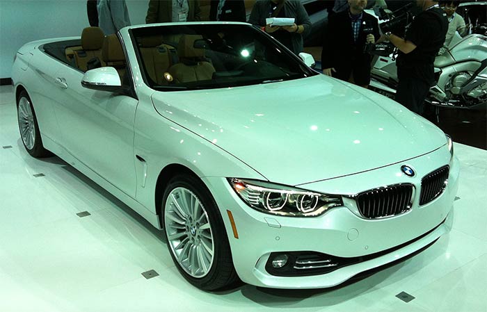 <strong>#5</strong> The second car is the new <strong>BMW 4 Series Cabriolet</strong>. BMW was always going to apt to debut the topless version in sunny California! Sharp looks and a smart engine line-up will see this car being popular when it goes on sale in early 2014.