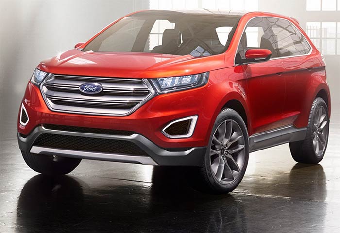 <strong>#9</strong> Next is the <strong>Ford Edge</strong> concept. Now it is a bit sad that Ford has not seen potential for its many more sophisticated SUVs in India, and has stuck with the Endeavour. The Edge, in my opinion, is a good blend of size, attribute and value proposition. The concept shown in LA will likely debut as the next generation Edge in late 2014.