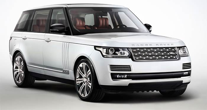 <strong>#8</strong> The <strong>Range Rover Long Wheelbase</strong> is an attempt by Land Rover to make the new generation Rangey even more high-end. Yes, we didn't think that was possible, but clearly we were wrong!  The car has 140 mm of extra rear cabin room, which allows for retractable tables, large view entertainment screens, a refrigerated beverage cooler, and individual reclining seats, besides many more pampering options. The car is strictly for the chauffeured, and is targeted at markets like California and the rest of USA, Western Europe, and even India ? but primarily at China.