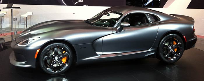 <strong>#4</strong> The <strong>SRT Viper GTS</strong> has looks that will stop you in your tracks ? and it had the same effect on me too. So even though the model is not new, the LA Auto Show got lucky with this stunning car, which uses a new Anodized Carbon Special Edition package. The matte paint enhances the car's curves and the black vapour ?Rattler' wheels with orange brake callipers and carbon fibre brake ducts are just gorgeous too. By the way the car is powered by an 8.4 litre V10 that belts out 640 horses. Wow, right? And the fact that the brand's name reminds me of the Little Master, it just makes me happier!