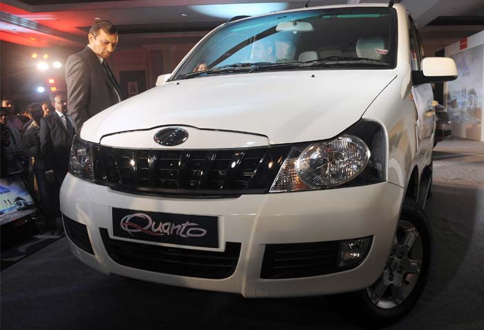 Mahindra launches mini MUV Quanto