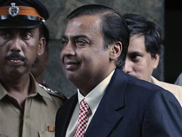 RIL chairman Mukesh Ambani told shareholders that the company will push into two new sectors, power and telecommunications. Mukesh said that RIL is "drawing up specific plans for mega-investments" in the power sector, including clean coal, solar and nuclear power initiatives. (Source: AP Image)