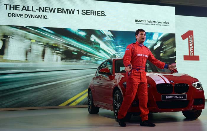 Sachin Tendulkar launches the BMW 1 Series