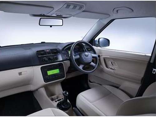 The new Fabia has a changed interior and exterior, with added safety features such as air bags as standard.