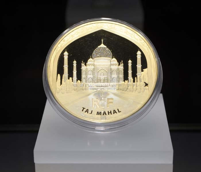 France mints Rs 65 lakh gold coin with Taj Mahal
