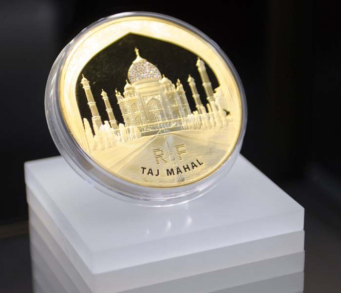 France mints Rs 65 lakh gold coin with Taj Mahal