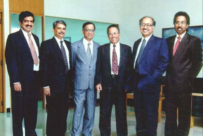 1981: Infosys is set up by N.R. Narayana Murthy and six other engineers in Pune with an initial capital of $250 mostly borrowed from their spouses.