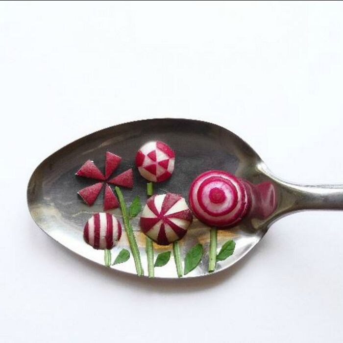 On a Spoon Food Art Like Never Before