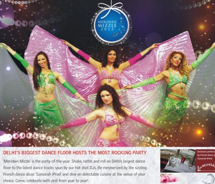 When: 31st December<br>

where:  Le Meridien, Windsor Place, Janpath, New Delhi, Delhi 110001<br>

Contact: 91 (11) 2371 0101
