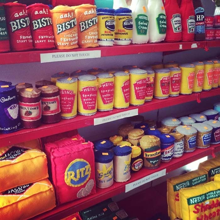 A Shop Full of Hand-Stitched Groceries That Look Sew Real! A Shop Full of Hand-Stitched Groceries That Look Sew Real!