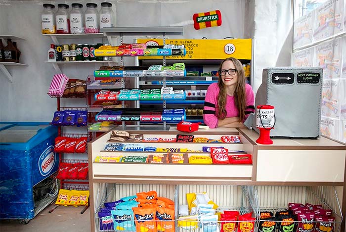 A Shop Full of Hand-Stitched Groceries That Look Sew Real! A Shop Full of Hand-Stitched Groceries That Look Sew Real!