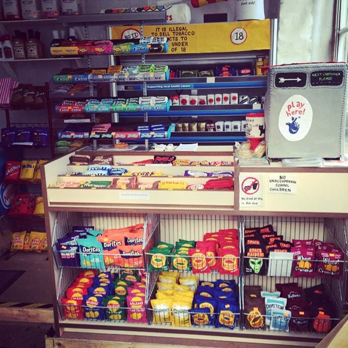 A Shop Full of Hand-Stitched Groceries That Look Sew Real! A Shop Full of Hand-Stitched Groceries That Look Sew Real!