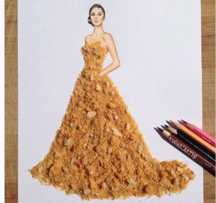 This Fashion Designer Turns Food into Dresses You Cant Stop Staring At