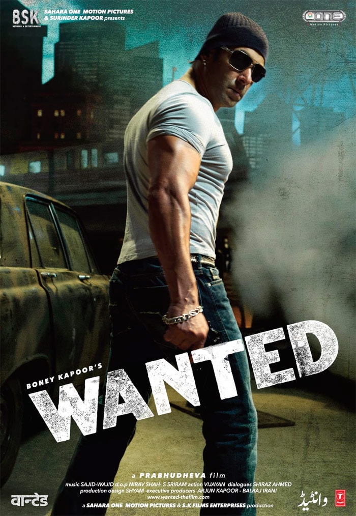 <i>Wanted</i>: Worldwide collection Rs. 74,42,47,115 (Source: Ibosnetwork.com). Plot Summary: Radhe (Salman Khan) is a hard-core gangster. A sharp-shooter with a sharp brain, he works for Gani Bhai, the dreaded Mafioso, on his own terms. Totally fearless, Radhe singlehandedly eliminates Gani Bhai's enemies, one by one - making more enemies in the process. The man is devoid of any principles; he is arrogant, ruthless and does not care about the emotions of other people. Radhe's astounded when young and pretty Jhanvi (Ayesha Takia) professes her affection for him. Inspector Talpade's lustful eyes fall on Jahnavi. He doesn't know that Jahnavi has developed a soft spot for Radhe. Jahnavi is a very simple innocent and a naive girl and she believes that everything is good in the world and nothing is bad. After she meets Radhe she realizes that all her previous notions were wrong and life after that becomes a roller coaster ride for her. There is a transition in her character then. Whether it's the Golden gang or Data Pawle's Gang, everybody wants the biggest piece of the lucrative cake that is Mumbai and the only way to get it is to eliminate whoever gets in the way. As Mumbai reels under bloody gang wars, Commissioner Ashraf Khan Vows to make the city crime-free and starts his campaign by arresting 200 criminals. (Wikipedia)