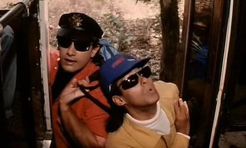 1994 saw Aamir acting along with Salman Khan, Karishma Kapoor and Raveena Tandon in <I>Andaz Apna Apna</i>. While Aamir and Salman stopped working together after that film, they have now expressed a wish to appear in a movie together.