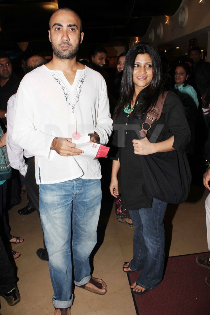 Proud parents Ranvir Shorey and Konkona Sen Sharma.