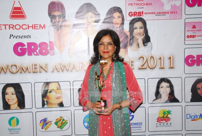 Zeenat Aman was also felicitated at the event.