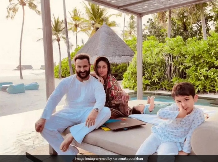 When Kareena Kapoor and Saif Ali Khan checked into Maldives, they made for a perfect family album. Also, hello Taimur and Jeh!