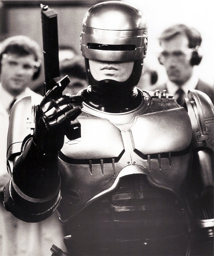 <b>Robocop</b> (1987): <b>Directed by</b> Paul Verhoeven. <b>Starring</b>: Peter Weller, Nancy Allen, Dan O'Herlihy, Ronny Cox, Kurtwood Smith, Miguel Ferrer. <b>Memorable Quote</b>: "Yeah, go ahead and do it. Dead or alive, you're coming with me." (Murphy)