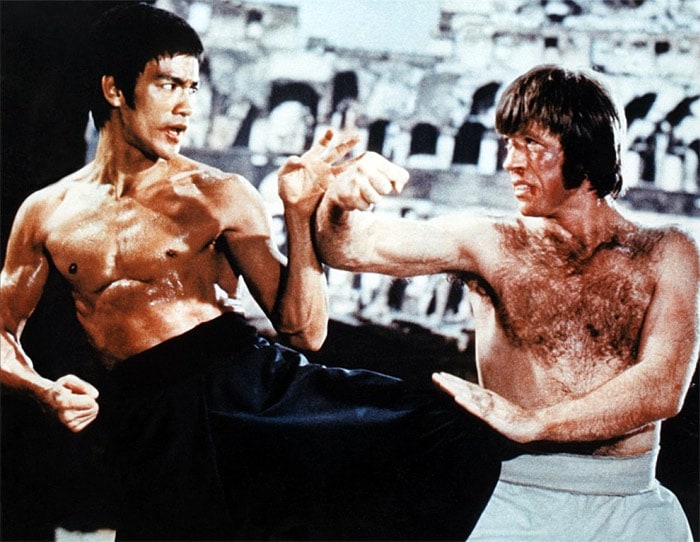 <b>Enter the Dragon</b> (1973): <b>Directed by</b> Robert Clouse. <b>Starring</b>: Bruce Lee, John Saxon, Ahna Capri, Shih Kien, Robert Wall, Angela Mao, Betty Chung, Geoffrey Weeks, Peter Archer, Jim Kelly, Bolo Yeung. <b>Memorable Quote</b>: "A good fight should be like a small play, but played seriously. A good martial artist does not become tense, but ready. Not thinking, yet not dreaming. Ready for whatever may come. When the opponent expands, I contract. When he contracts, I expand. And when there is an opportunity, I do not hit. It hits all by itself." (Lee)