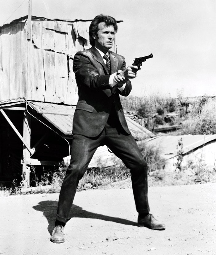 <b>Dirty Harry</b> (1971): <b>Directed by</b> Don Siegel. <b>Starring</b>: Clint Eastwood, Harry Guardino, Reni Santoni, John Vernon, Andy Robinson. <b>Memorable Quote</b>: "I know what you're thinking, punk. You're thinking "did he fire six shots or only five?" Now to tell you the truth I forgot myself in all this excitement. But being this is a .44 Magnum, the most powerful handgun in the world and will blow you head clean off, you've gotta ask yourself a question: "Do I feel lucky?" Well, do ya, punk?" (Harry Callahan)