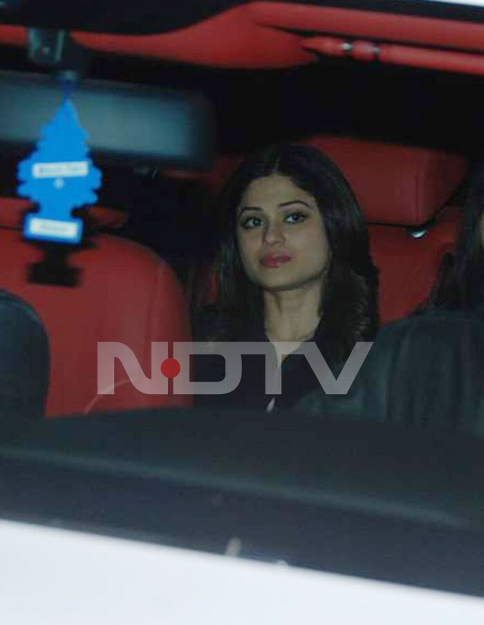 Shamita Shetty at 7 Khoon Maaf special screening