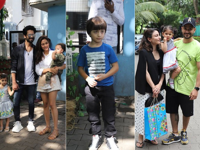 AbRam And Inaaya Attend Misha's Birthday Party AbRam And Inaaya Attend Misha's Birthday Party