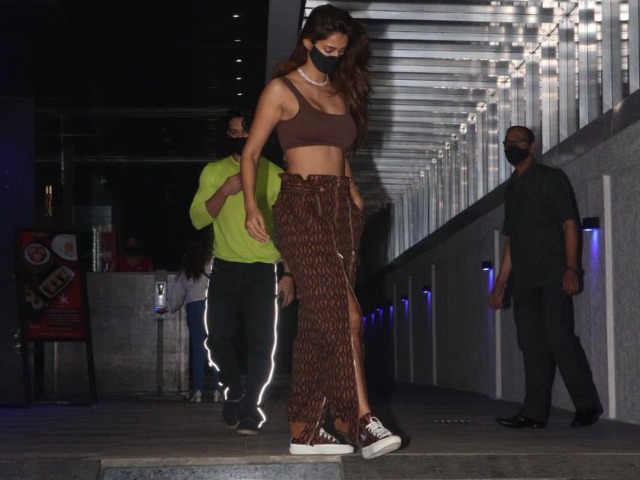 दिशा पटानी और टाइगर श्रॉफ की डेट नाईट पर एक नज़र