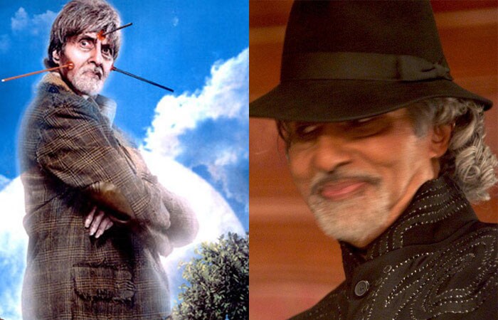 Bachchan has also done the role of 'genie' in film <I>Aladin</I> and a ghost in <I>Bhootnath</I>.