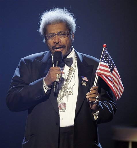 Boxing promoter Don King on stage during the 6th annual BET Awards.