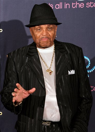 Joe Jackson, father of singer Michael Jackson, poses backstage in the press room during the 6th annual BET Awards.