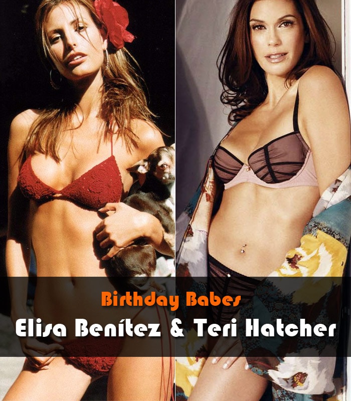 Birthday Babes Elisa Benítez and Teri Hatcher image pic