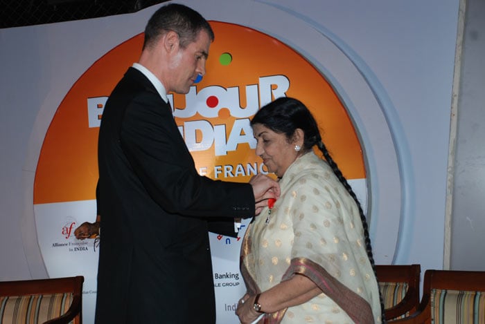 "France and India have always stood for values like fraternity, equality and liberty. I thank the French Government for bestowing this highly prestigious honour on me," Lata said.