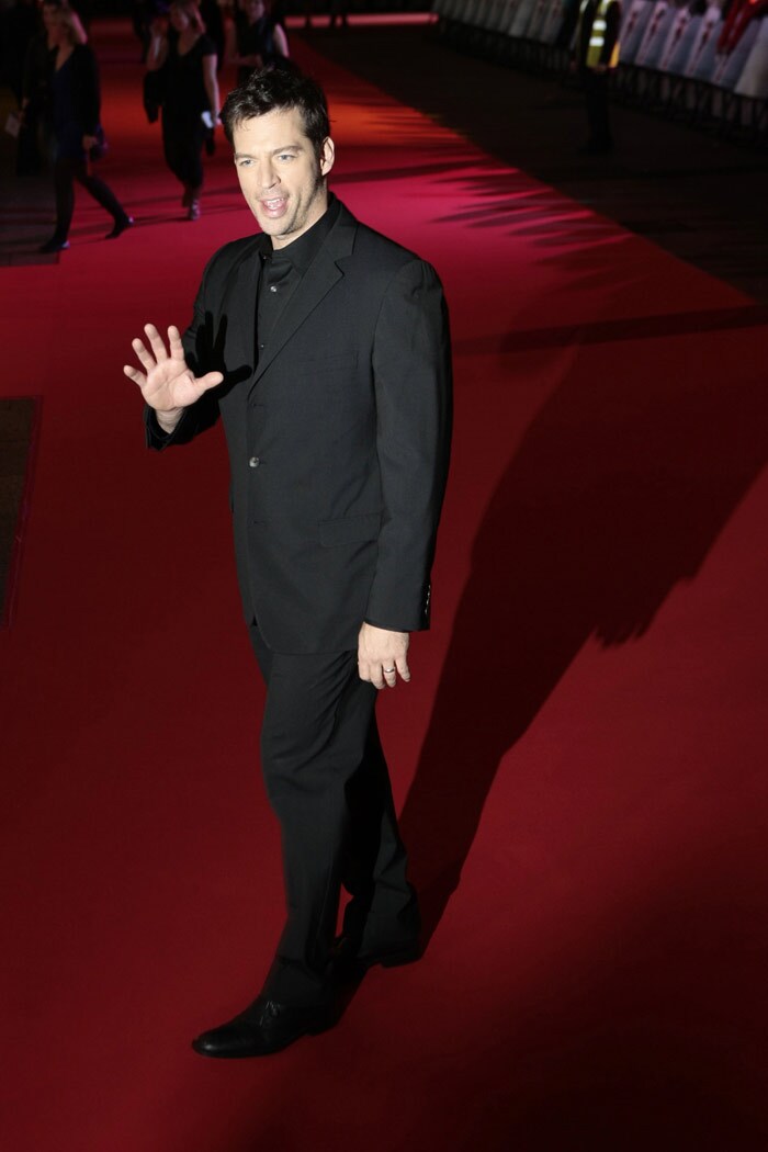 US singer Harry Connick Jr attends the UK premier of Michael Jackson's "This Is It" at the Odeon Cinema in Leicester Square in London on October 27, 2009. Four months after Jackson's sudden death, red carpets were rolled out for 18 simultaneous screenings on five continents for "This Is It," a documentary culled from more than 100 hours of never-before-seen rehearsal footage. (Photo: AFP)