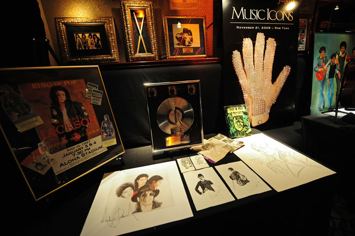 The sale was being organised by Julien's Auctions. (Photo: AFP)