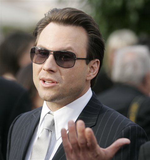 Christian Slater arrives at the 13th Annual Screen Actors Guild Awards.