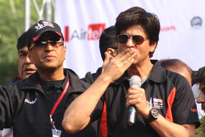 SRK’s magic touch to Delhi Marathon