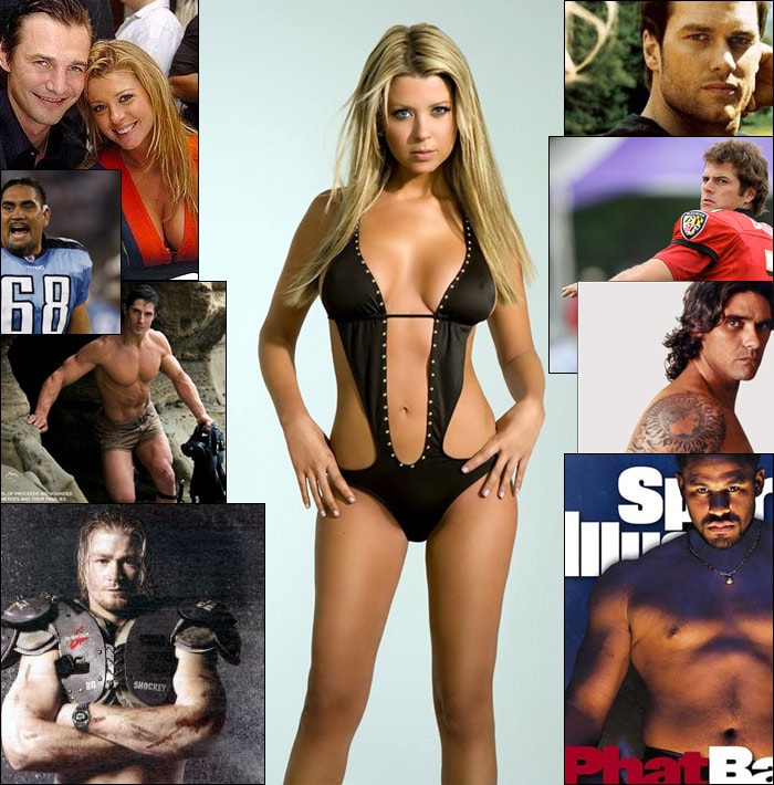 She previously had dated Russian hockey star Sergei Fedorov. In the late 1990s, she dated actor Steve Burton and still is close to him and his family. She briefly dated football players Tom Brady, Jerome Bettis, Jeremy Shockey, Kyle Boller, Kevin Mawae, and tennis player Mark Philippoussis. (Text: Wikipedia)