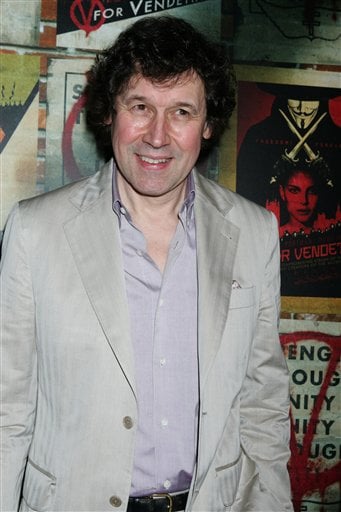 Irish actor Stephen Rea arrives to the premiere of his new movie V for Vendetta