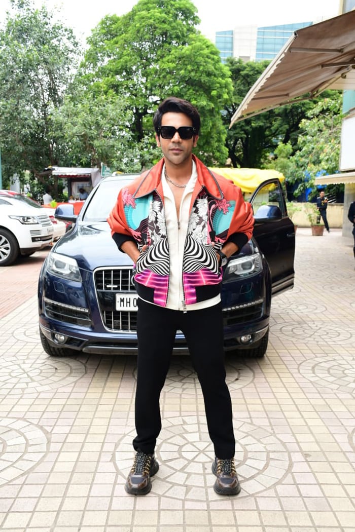 Rajkummar Rao was clicked at the trailer launch of Hit.