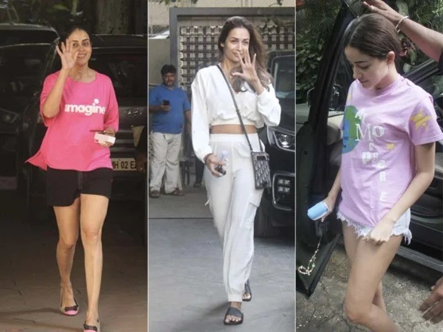 एक नज़र जेनेलिया डिसूज़ा, मलाइका अरोड़ा और अनन्या पांडे के कैजुअल डे आउट लुक पर