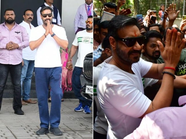 Photo : A Round Up Of Ajay Devgn's Birthday Celebrations With Fans