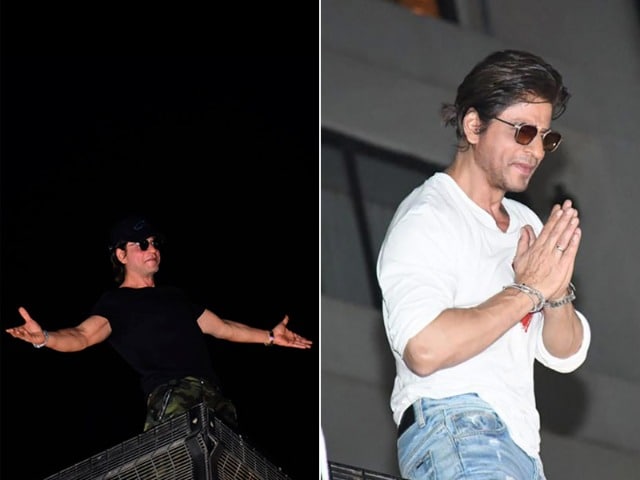 Photo : Shah Rukh Khan Birthday: बर्थडे पर शाहरुख ने फैंस को दिया सरप्राइज, मन्नत के बाहर आकर कहा शुक्रिया