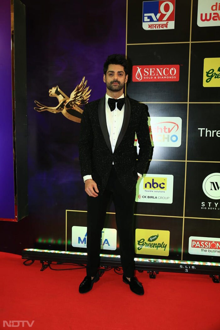 Karan Wahi chose a classic style for the award show evening. (Image Courtesy: Varinder Chawla)