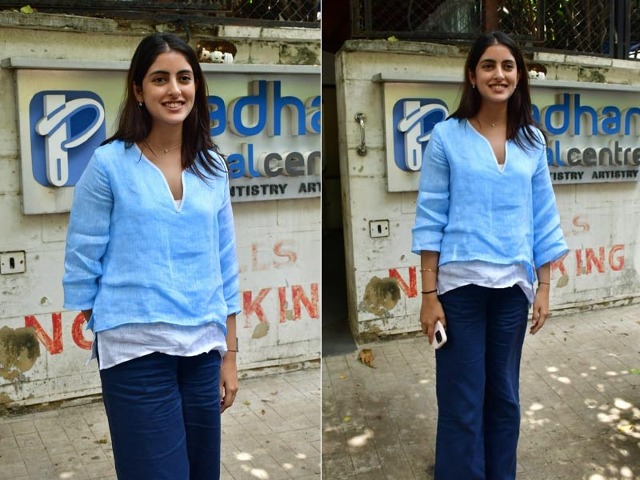 A Summer Affair: Navya Nanda Stuns In A Breezy Blue Outfit