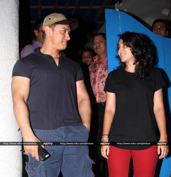 Father\'s Day Out: Aamir Khan Dines With Daughter Ira