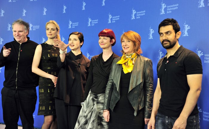 The seven-person jury, headed by Italian-American actress Isabella Rossellini, has been tasked with picking the winner of the coveted Golden and Silver Bear prizes in the festival. (Photo: AFP)