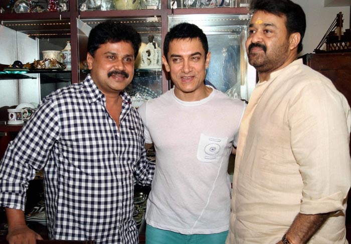 Aamir Khan meets Mohanlal